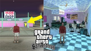 شاهد دخلت الى الملهى ليلي سري في قراند سان أندرياس | Secret Nude XXX Shop GTA San Andreas