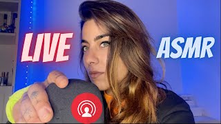 LIVE ASMR 🔴 Parliamo Insieme + Nuovi Triggers | ASMR ITA