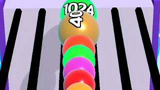 Number Ball Game Ball Run 3D New Update All Level Gameplay Mode 2048 Level