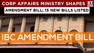 ET Now | IBC Amendment Bill: 15 Bills In Winter Session Of Parliament | Winter Session To Start Soon