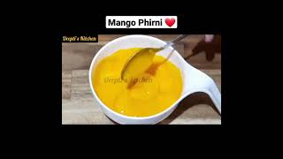 #shorts Mango Phirni | Dessert Recipe | #mangophirni #dessert #viral #fyp #YTshorts ❤️