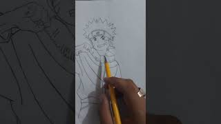 🔥NARUTO UZUMAKI SKETCH🔥 #animeart #fanart #illustration  #artoftheday #naruto #shorts #short