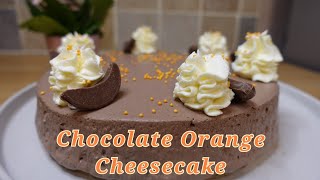 Easy Chocolate Orange Cheesecake |No-Bake | Njiel Casky