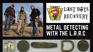 Metal Detecting with the L.R.R.C heading to #lancaster Pa #relics and #coins found!