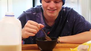 CEREAL EATING CHALLENGE! (PUKE WARNING)