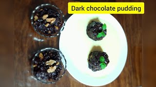 Dark Chocolate Pudding  |  Chocolate Dessert