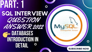 SQL Developer Interview Question Answer 2022|#Database_Introduction_Placement_Mcqs|#dbms_mcqs