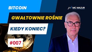 Bitcoin gwałtownie rośnie - Kiedy koniec?