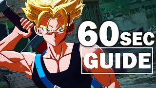 How to Play DBZ Sword Trunks in Dragon Ball Sparking Zero! 60 Second Guide