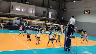 UAAP Season 85 High School Girls' Volleyball Tournament Second Set: DLSZ vs Adamson