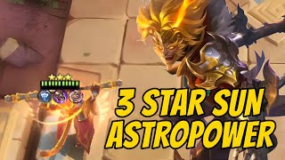 HOW TO GET 3 STAR SUN ASTROPOWER USING AUSTUS SKILL 2 ? MOBILE LEGENDS  MAGIC CHESS