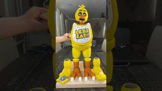 Building Chica The Chicken Animatronic Part 4 - Assemble The Legs 🐥 #shorts #fnaf