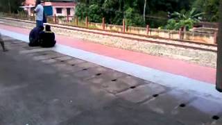 JCB moving over the railway track | Chengannur railway station | RPT Info