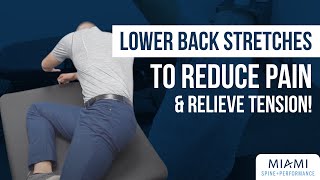 4 Lower Back Stretches to Reduce Pain & Relieve Tension!