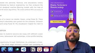 Job switch from civil to Data scientist | Odin school