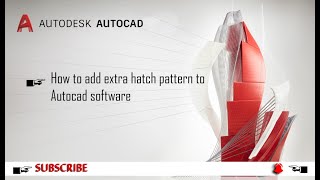 How to add more Hatch Pattern in Autocad