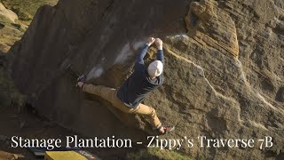 Stanage Plantation - Zippy's Traverse 7B (repeat)