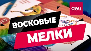 Восковые мелки Сolorun DELI