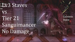 Salt and Sacrifice Pure Mage build Galvanic Stave vs Tier 21 fated Sanguimancer No Damage