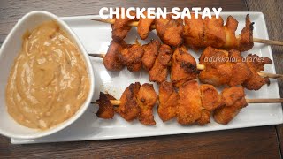 CHICKEN SATAY WITH PEANUT SAUCE | சிக்கன் சாடை|MALAYSIAN CHICKEN  RECIPE