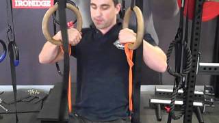 Muscle Up Progression with Wooden Rings