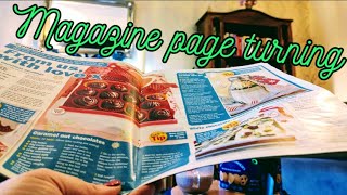 Take A Break magazine page turning ASMR page flipping magazine soft whispering sounds SUBSCRIBE