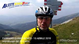 Fabriano Gubbio in MTB 2016 scouting