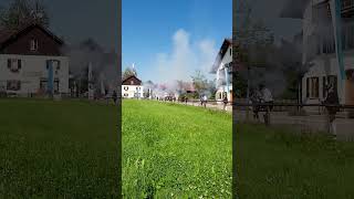 Böllerschützen in Iffeldorf 120fps slomo 150-jähriges Jubiläum #short #shortvideo #tradition