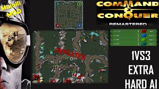 /Command & Conquer Remastered/ (Skirmish) 1VS3 BRUTAL AI  I Cap the Center I