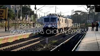 MAIN LINE KING 06795/06796 CHOLAN EXPRESS WITH த‌ங்க‌ம் AND SKC நெய் COMPILATION | INDIAN RAILWAYS |