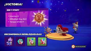 Rem & Stimpy Vs Hombre Tostadas en Polvo ( Nickelodeon All-Star Brawl )