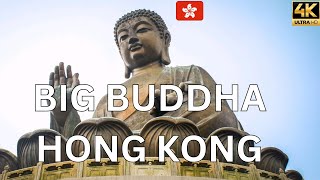 Scaling Heights: Big Buddha Adventure in Lantau Island Hong Kong 🇭🇰 in 4K Ultra HD Walking Tour