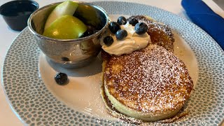 Disney vegetarian quick bites-Lemon blueberry pancakes