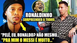 🚨 NOSSA! Olha a PROFECIA que o RONALDINHO FEZ DO MESSI HÁ 20 ANOS ATRÁS