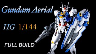 GUNDAM AERIAL HG 1/144 speedbuild #gunpla #gundamaerial  #กันดั้ม