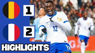 🔵 Belgium vs France (1-2) Extended HIGHLIGHTS | Tielemans ❌ Penalty, Kolo Muani goals