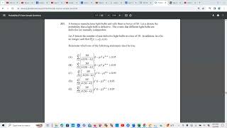 Actuarial SOA Exam P Sample Question 321 Solution