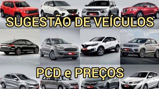 SUGESTÃO DE VEÍCULO PCD