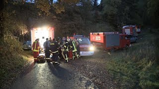 Verletzten Pilzsammler aus Bahndamm gerettet