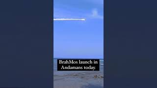 BrahMos Launching in Andam island.