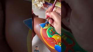 Ganesha painting on bottle #painting #ganeshchaturthi #shortvideo