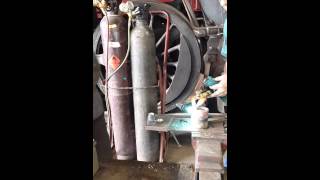 Umgeni Steam Railway.The art of re-leading a boiler Fusible plug.20140920 123619