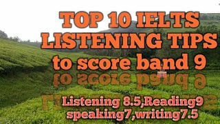 Top 10 IELTS listening tips to get band 9 #IELTSlistening