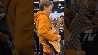 Matteo Mancuso live at NAMM 2024 (Bacci booth) 11/12