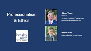 Professionalism & Ethics Webinar