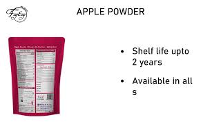 FZYEZY Natural Freeze Dried Apple Powder for Kid and Adult Pantry Groceries dehydrated Snack