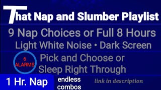 One Hour Nap - Sleep Timer Playlist with Alarm Tone choices • See Description for Link