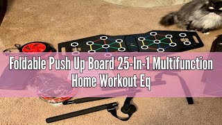 Foldable Push Up Board 25-In-1 Multifunction Home Workout Equipment Review