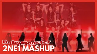 BabyMonster - 2NE1 Mashup cover [full fancam] | BABYMONSTER in Tokyo Fanmeeting