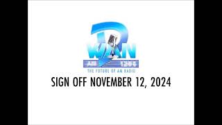 DWAN-AM 1206 KHz Sign OFF November 12, 2024